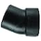 Charlotte Pipe And Foundry Charlotte Pipe 1-1/2 in. Spigot X 1-1/2 in. D Hub ABS 22-1/2 Degree Elbow ABS003260600 - alternate 1